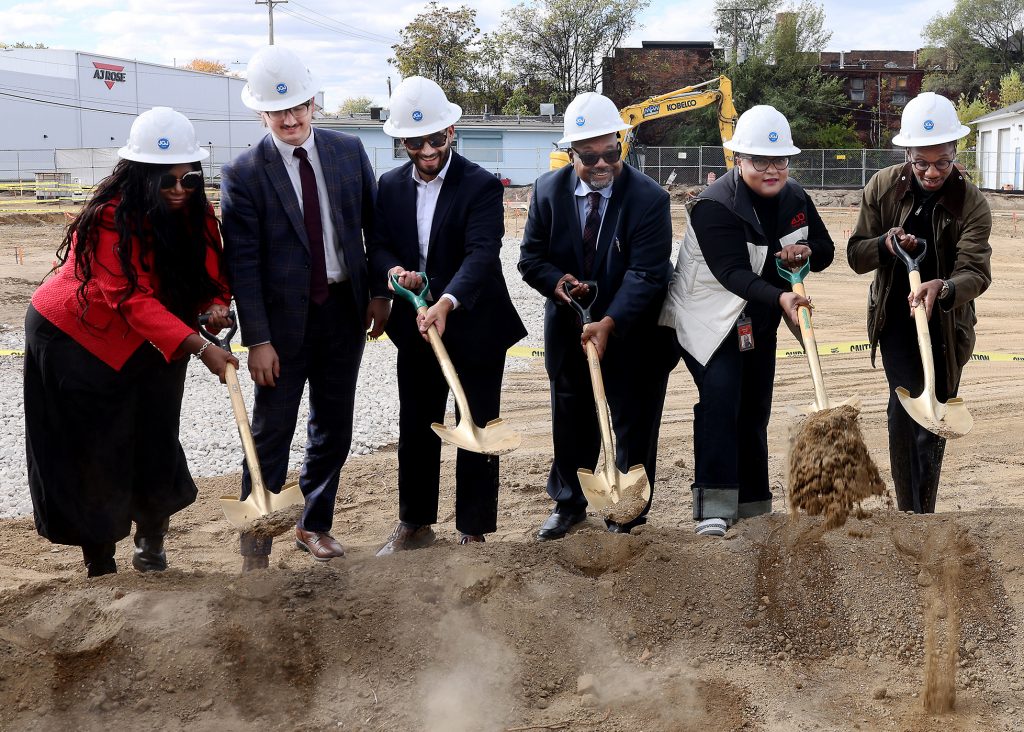 Groundbreaking in Clark-Fulton for the Walton Arts.